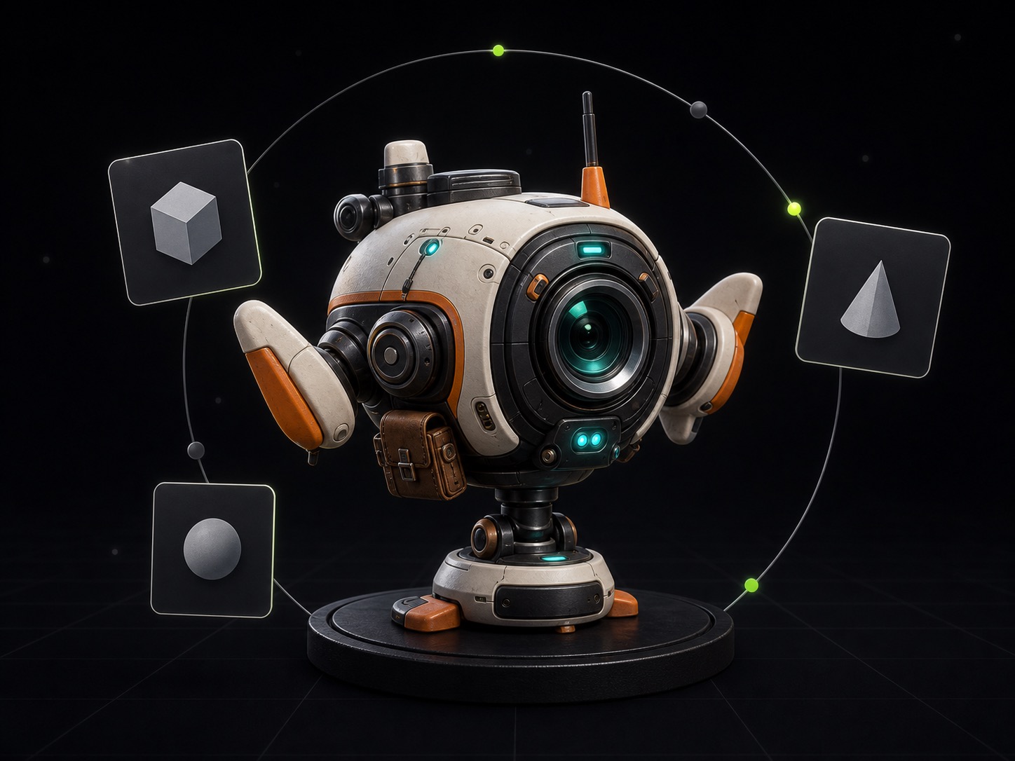 A finished 3D model ready for editing and export from Studio.
