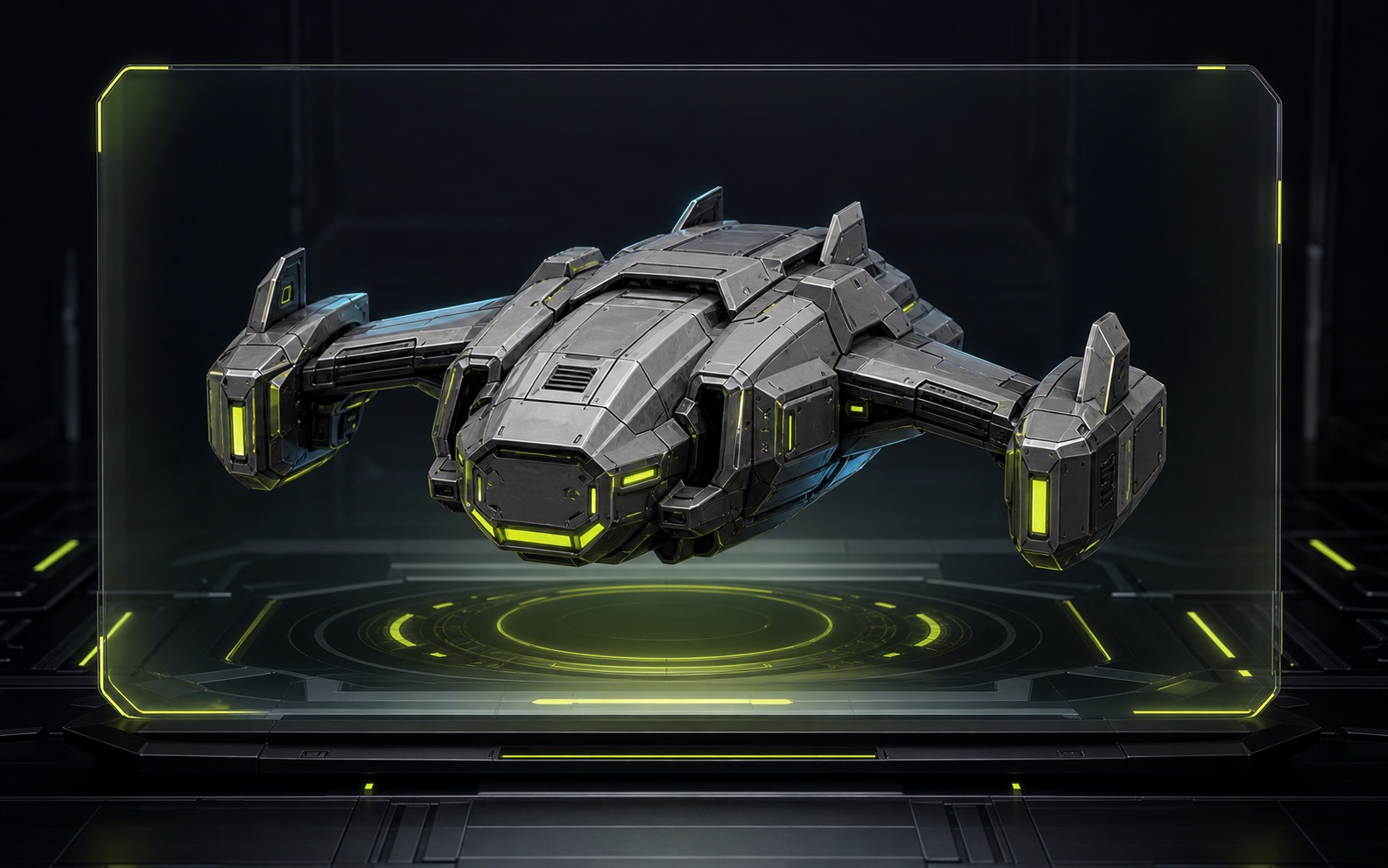 Hard-surface game prop generated by Tripo3D