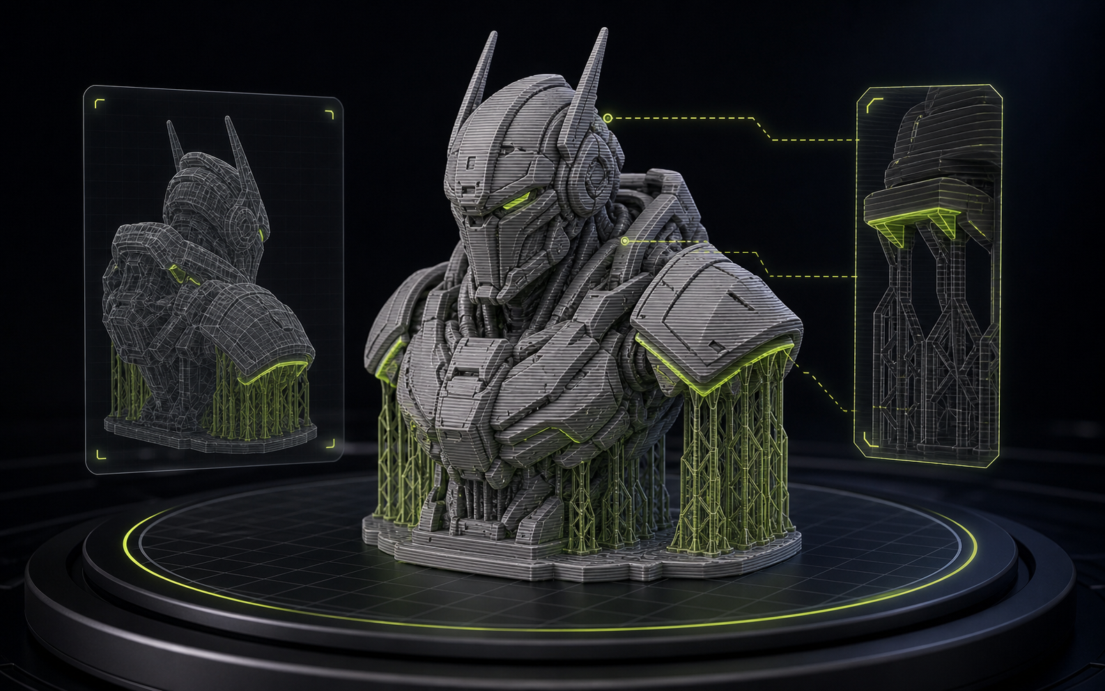 Print-Ready Models generated with Trify3D AI 3D model generator