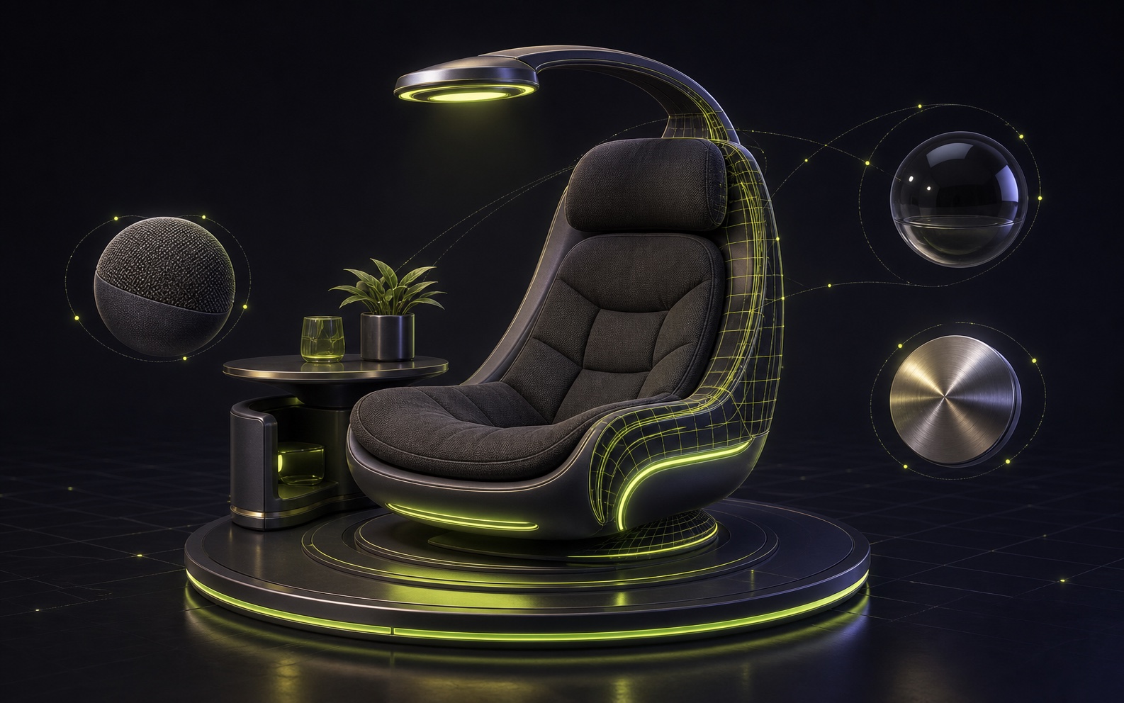 Stylized 3D asset generated from a text prompt