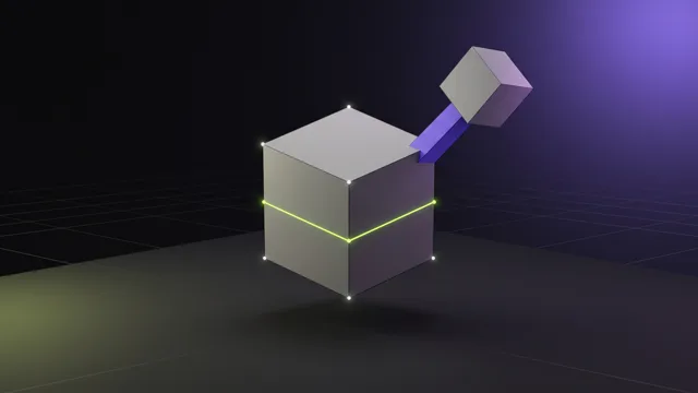Blender 5.x default interface layout with the 3D Viewport in the center, showing a mesh being edited for 3D modeling